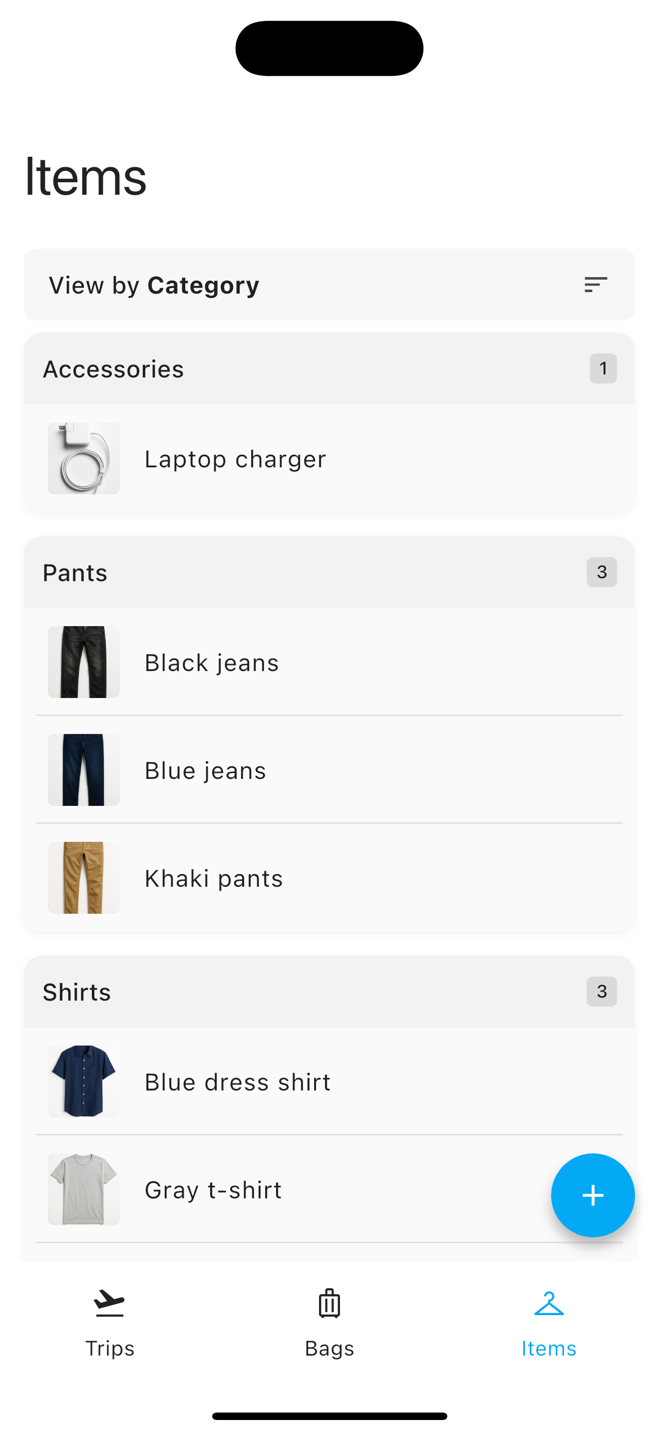 App Screenshot Items